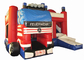 محرك إطفاء قابل للنفخ كومبو قابل للنفخ شاحنة إطفاء كومبو شاحنة إطفاء حريق مجموعات قابلة للنفخ