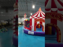 مسرحية المهرج 5.2×5m مضخات نفاخة للبالغين