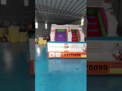القشرة 4x3m التجارية المضخة المياه المنزلقات المضخة القصر المرتفع طباعة الحرير