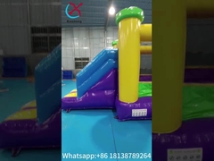 قلعة مضخمة للخارج للبيع منزل مضخم مع شرائح مضخمة للقفز