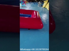 الدرجة التجارية من البروتوكول البلاستيكي المنزلق المياه الملحقات لعبة المياه القابلة للنفخ المنزلق الطويل للبالغين