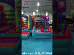 حديقة ألعاب داخلية مضخمة مع حديقة ترفيهية مضخمة