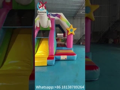 البروتوكول البلاستيكي المضغوطات المضحكة ذات الألوان الفريدة تنفجر المنزل المرتفعة مع الانزلاق