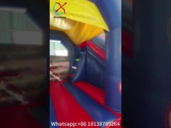 منزل طائرة خارجي مضخم مع موضوع كرتون بطل العنكبوت