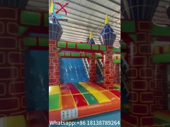 المنزلق المضغوط للقصر المنزلقات الواسعة القصر الغريبة الساحرة المنزلقات الجافة المضغوطة للأطفال والبالغين
