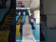 هذا المنزلق المزدوج الجاف المضغوط الجديد الذي يحتوي على موضوع الأخطبوط يقدم تجربة لعب ممتعة وفريدة من نوعها