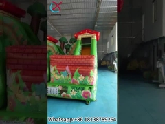 بيت PVC القابل للانفجار مع مزيج المنزلق القابل للانفجار