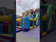 منزل متحرك قابل للنفخ دورة عقبات العصر الجليدي مدينة متعة قابلة للنفخ