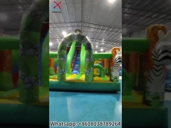 الحيوانات الحديقة المضخة باندا المنزلقات القلعة المضخة