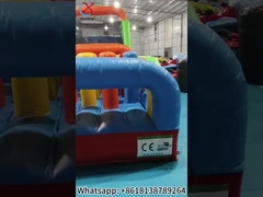 مسار العقبات المضغوطة اللعبة المضحكة التفاعلية المضغوطة