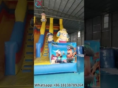 المنزلقات المضخمة الملاعين الصفراء المنزلقات المضخمة المزدوجة الجافة