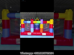 بيوت مضخمة ذات شرائح لعبة ليغو للطفل