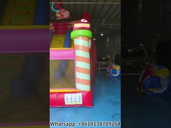 شرائح مضغوطة حلوى ملونة شرائح مضغوطة مزدوجة قلعة