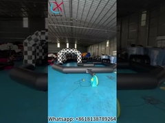 المصنع الأسود والأبيض المضغوط مسار كبير سباقات مسار العقبات المضغوط
