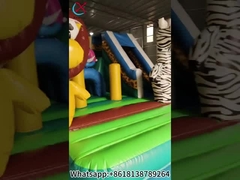 مصنع مخصص للقلاع الداخلية والخارجية مع موضوع حيوانات الغابة