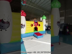 قصر القفز المضخم حشرة منزل القفز المضخم للمتعة