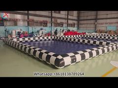 عرض الشركة المصنعة لحمام السباحة المطاطي العملاق المزدوج PVC للعرض التوضيحي في الهواء الطلق