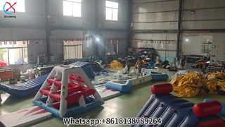 متعة الحديقة المائية العملاقة القابلة للنفخ